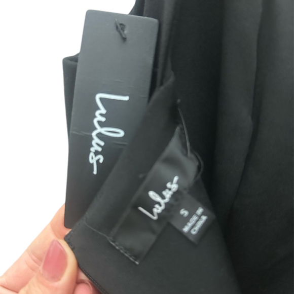 Lulus Vibrant Allure Black Square Neck Sleeveless Bodycon Midi Dress - Picture 7 of 7